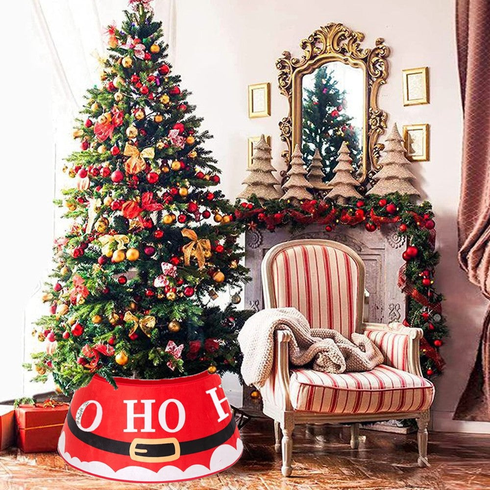 Christmas Tree Collar Tree Skirt Xmas Tree Stand Cover Xmas Decor - Style 1 - S