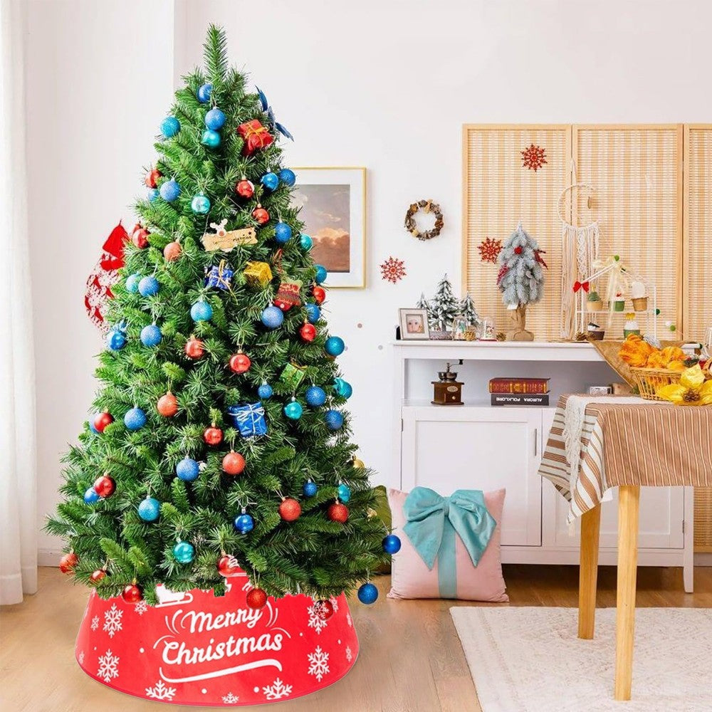 Christmas Tree Collar Tree Skirt Xmas Tree Stand Cover Xmas Decor - Style 2 - S