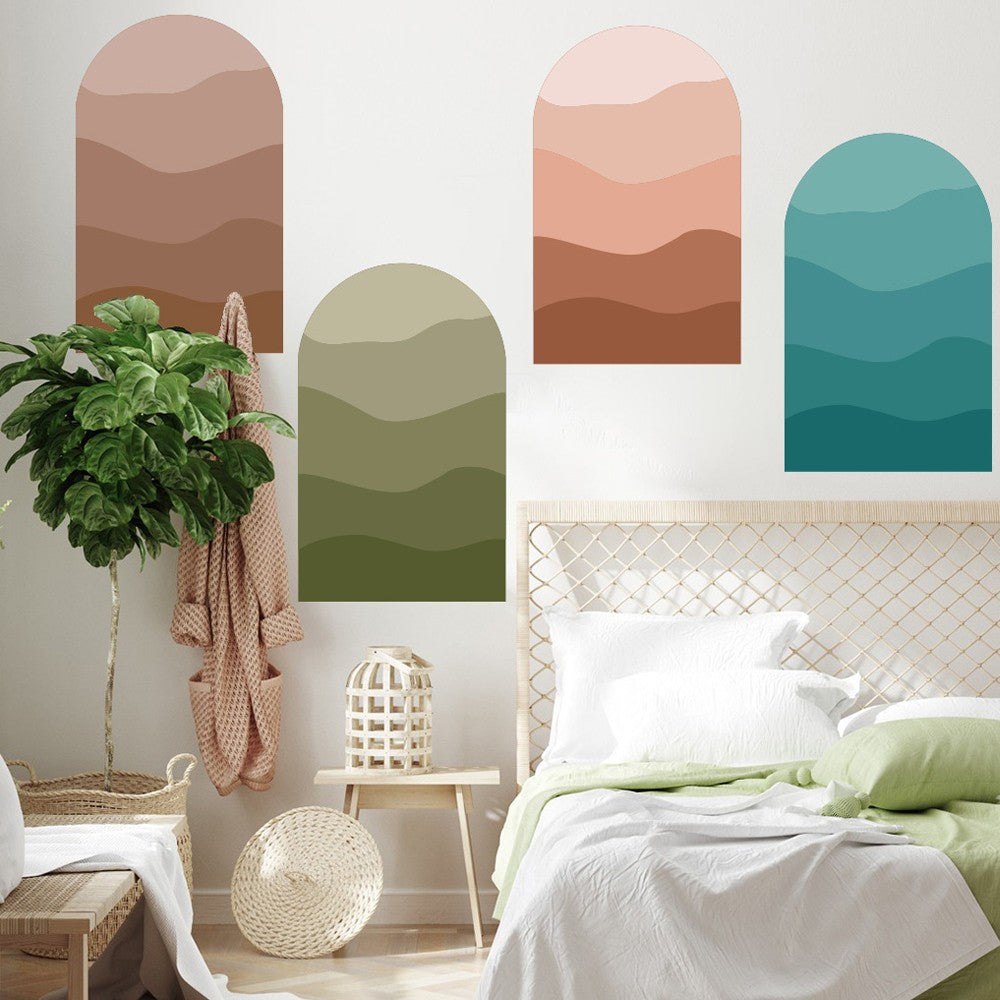 1 Set Arch Wall Sticker Wall Decal Wall Decor Sticker for Living Room - Style 1