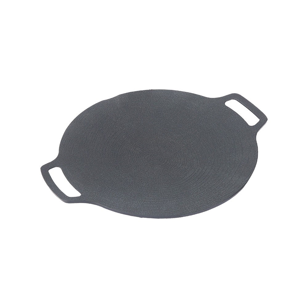 25cm Korean Non-stick BBQ Grill Pan Barbecue Plate for Stovetop and Induction