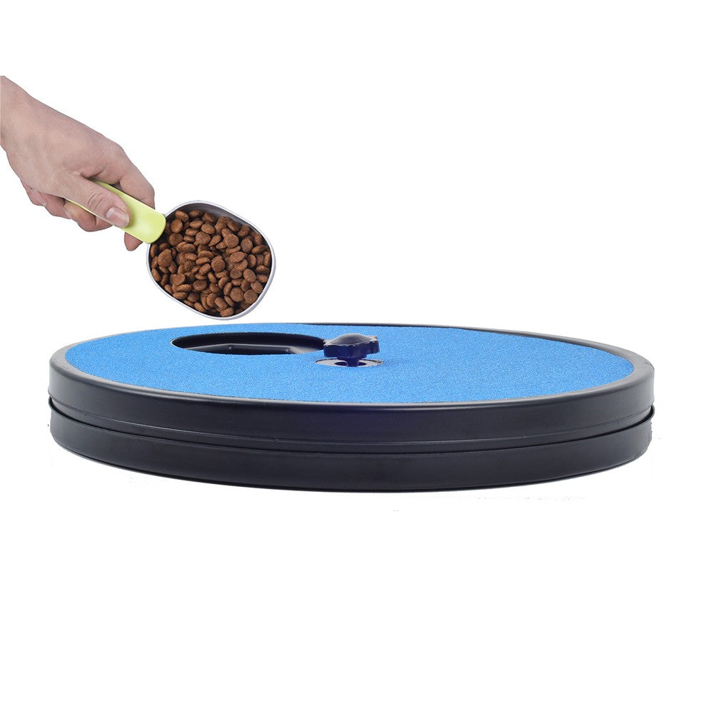 Dog Nail Scratch Board Dog Nail Grinder with Hidden Treat Compartments - Blue