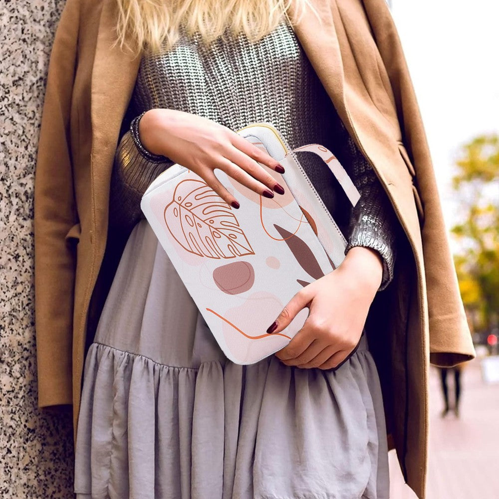 Printed Bible Bag Portable Bible Cover Bible Holder Case with Bookmark - Style 4