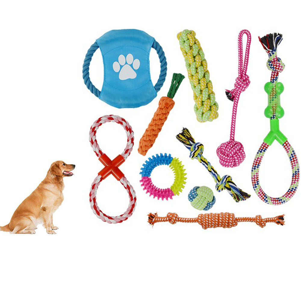 10-Piece Dog Rope Toy Set
