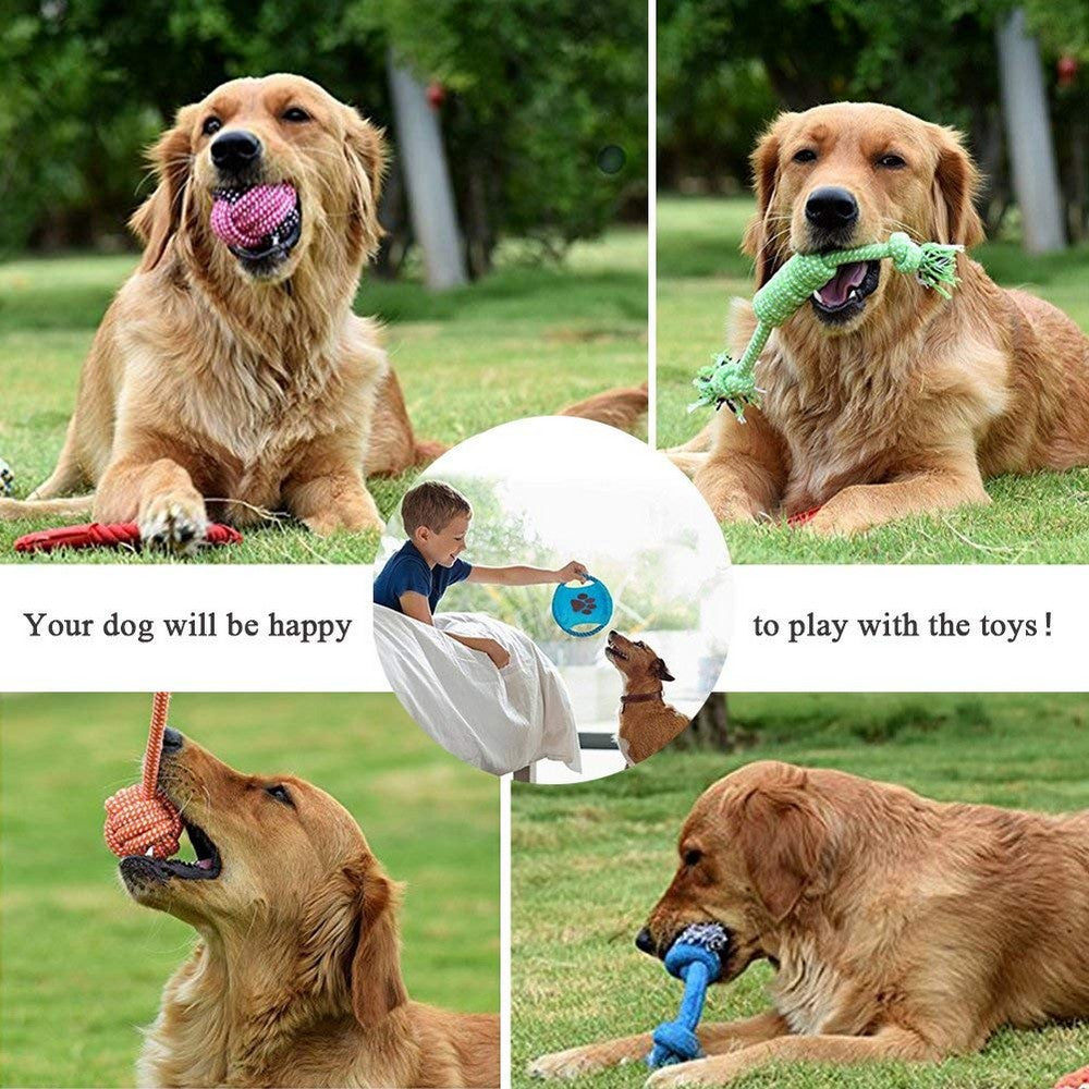 10-Piece Dog Rope Toy Set