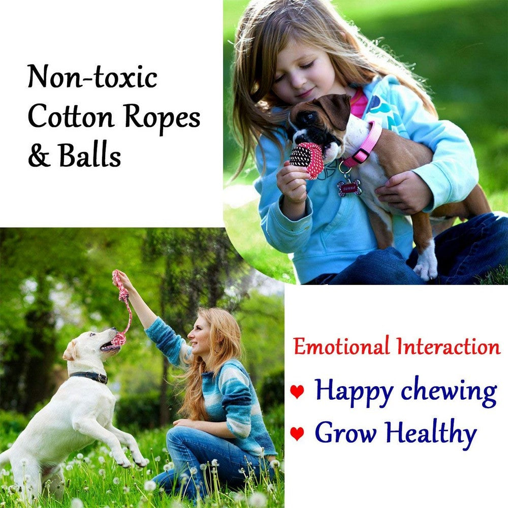 10-Piece Dog Rope Toy Set