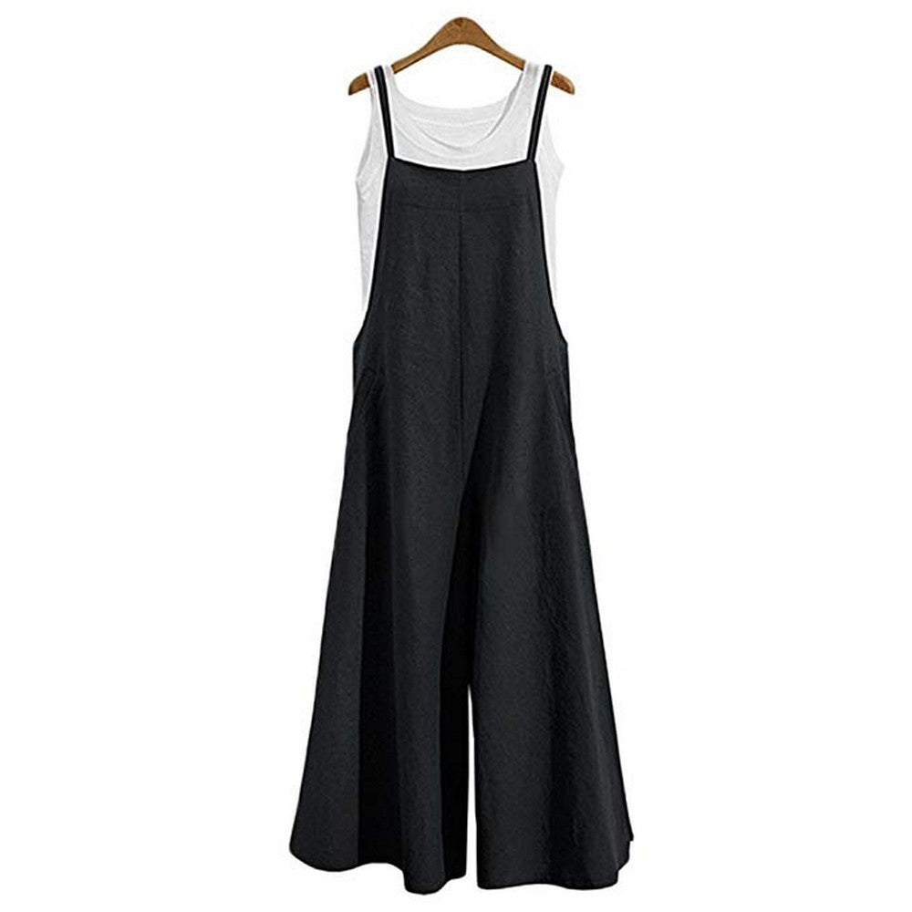 Women's Wide Leg Jumpsuit Black