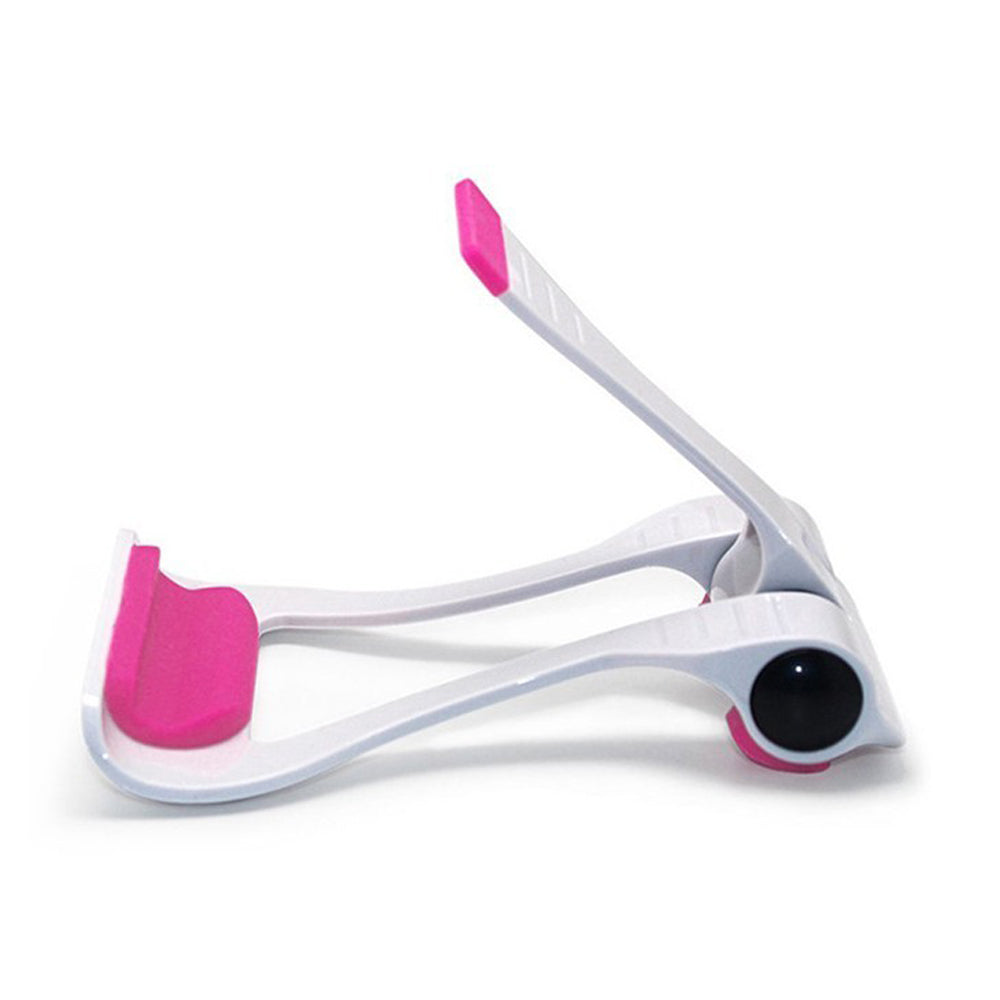 2 X Multi-Angle Foldable Cellphone Holder Orange Pink