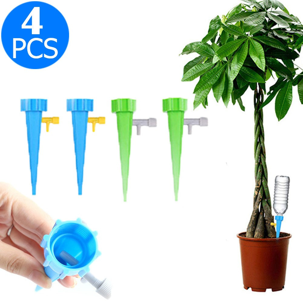4PCS Plant Automatic Water Drip Spikes Set
