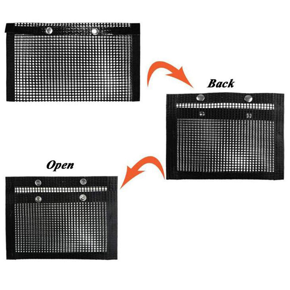 4X BBQ Small Non-Stick Mesh Grilling Bags