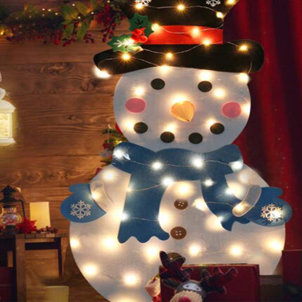 DIY Felt Christmas Snowman Set