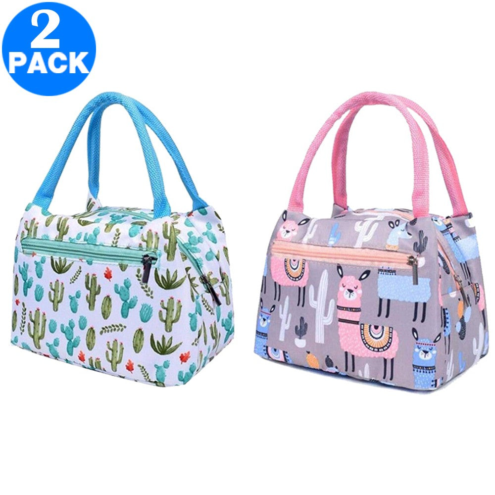 2 X Insulated Lunch Bags Style 1 + Style 2