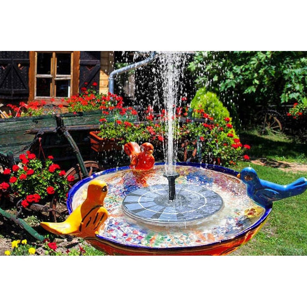 2 Pack Solar Power Floating Fountain