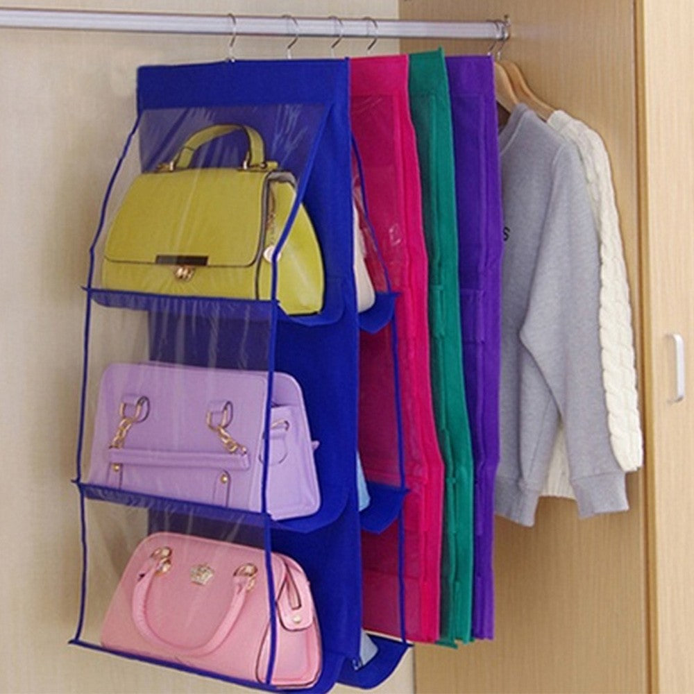 2 Pack Hanging Handbag Organisers