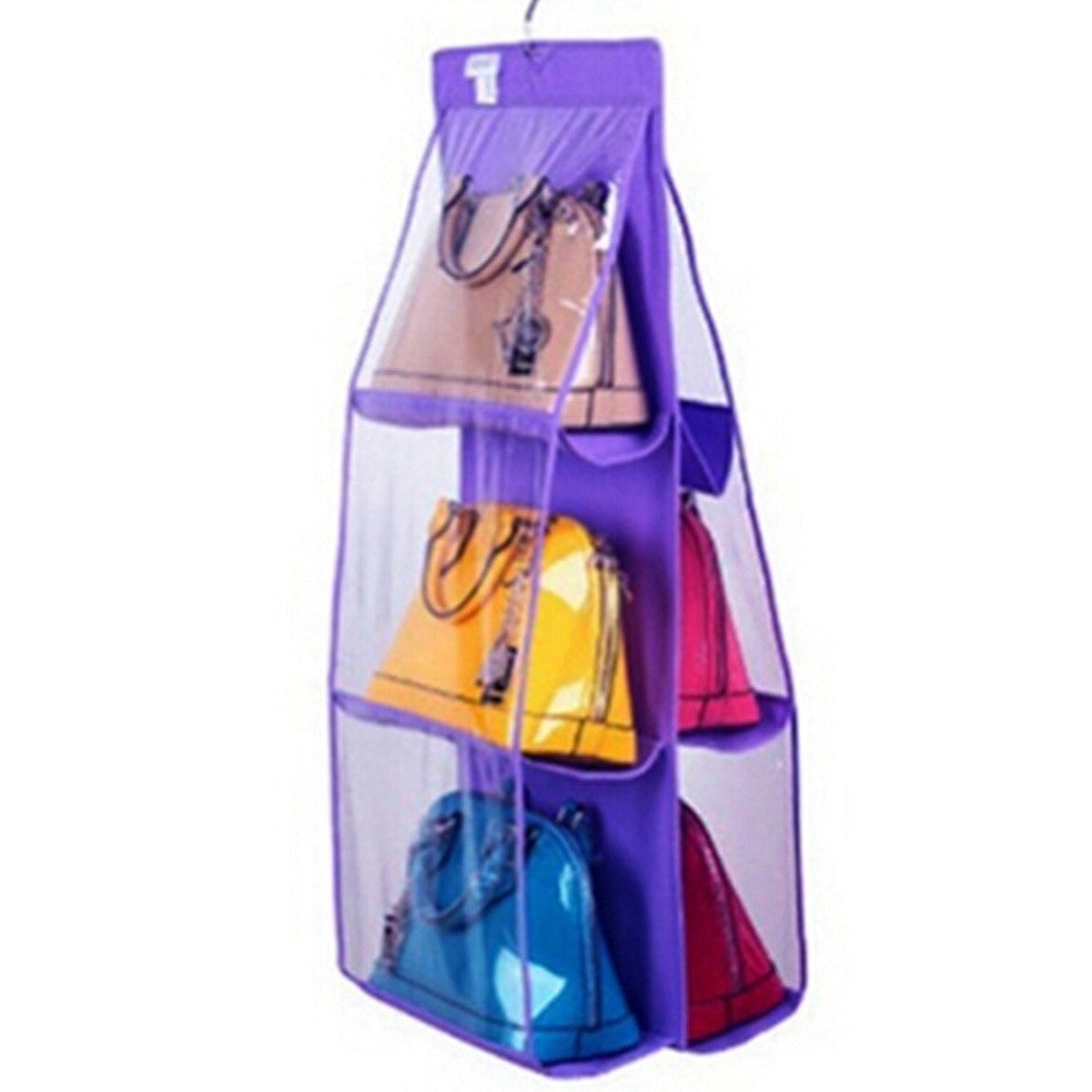 2 Pack Hanging Handbag Organisers