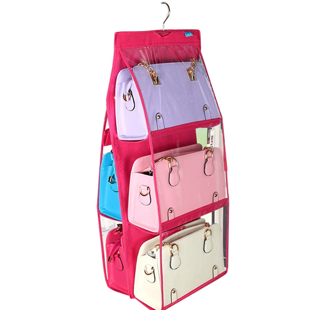 2 Pack Hanging Handbag Organisers