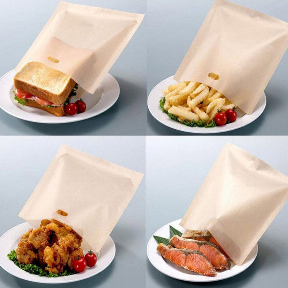 10pcs Kitchen Non-Stick Toaster Bags