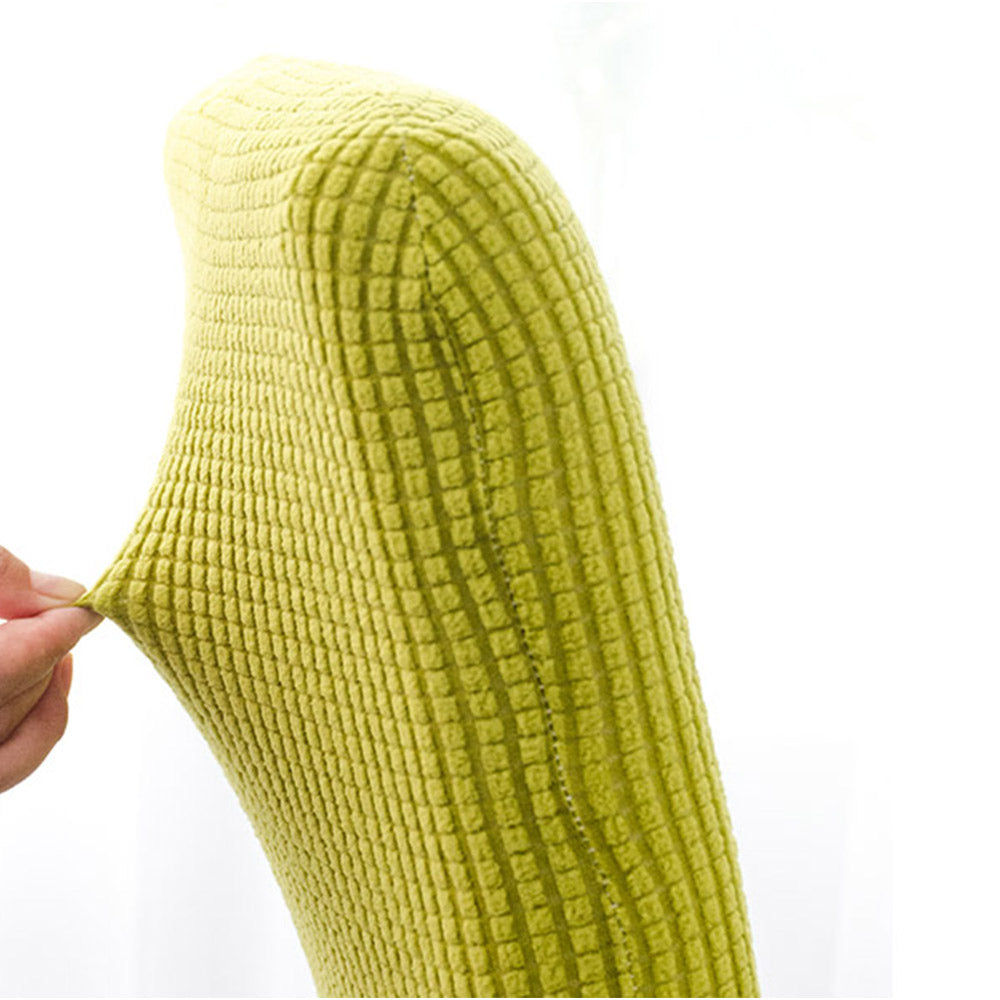 2X Home Decor Elastic Grid Chair Covers-Green