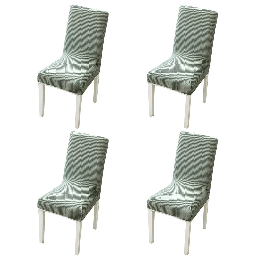 4X Home Decor Elastic Grid Chair Covers-Light green