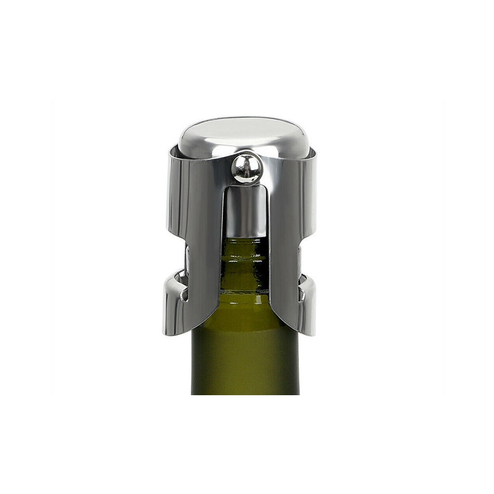 6 X Stainless Steel Wine Bottle Stoppers