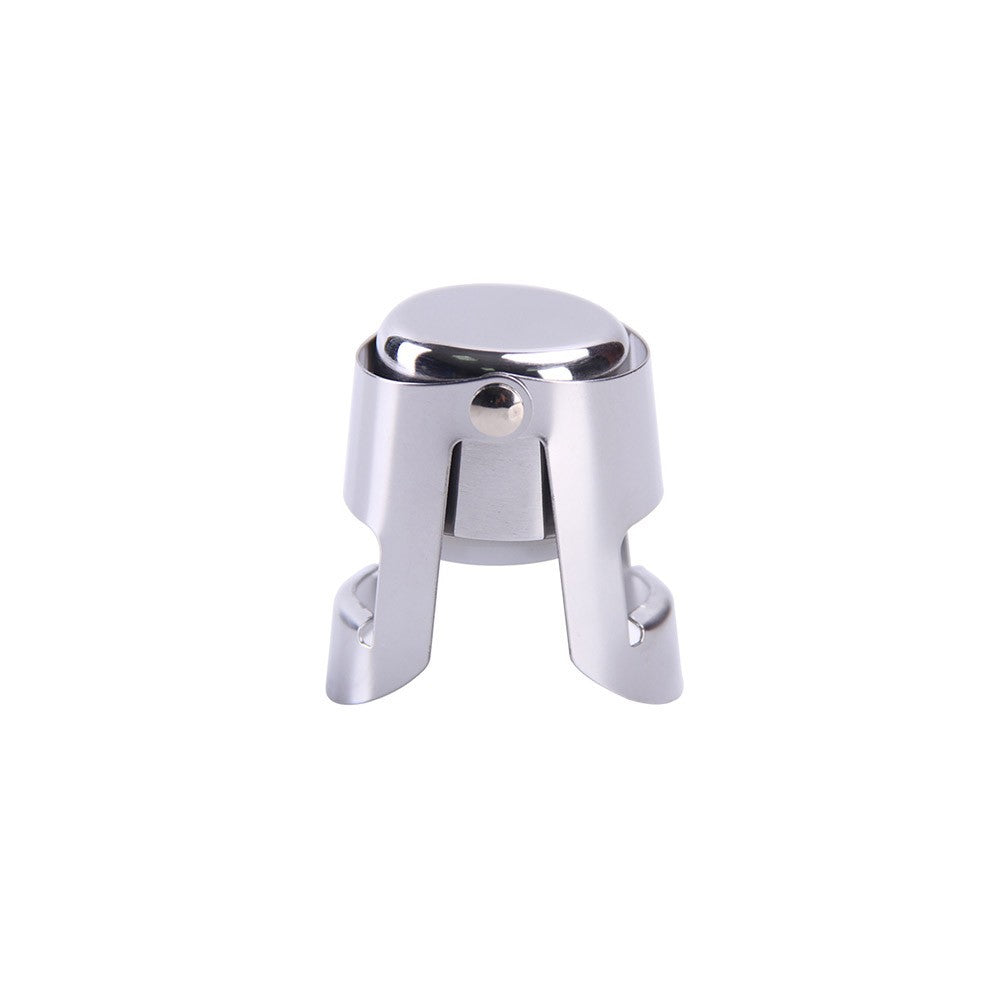 6 X Stainless Steel Wine Bottle Stoppers