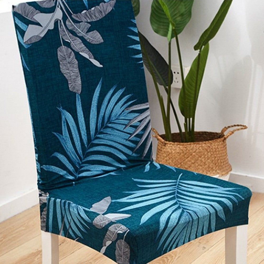 2 X Floral Printed Stretch Chair Covers Dust Protection Covers Home Decor Style 5