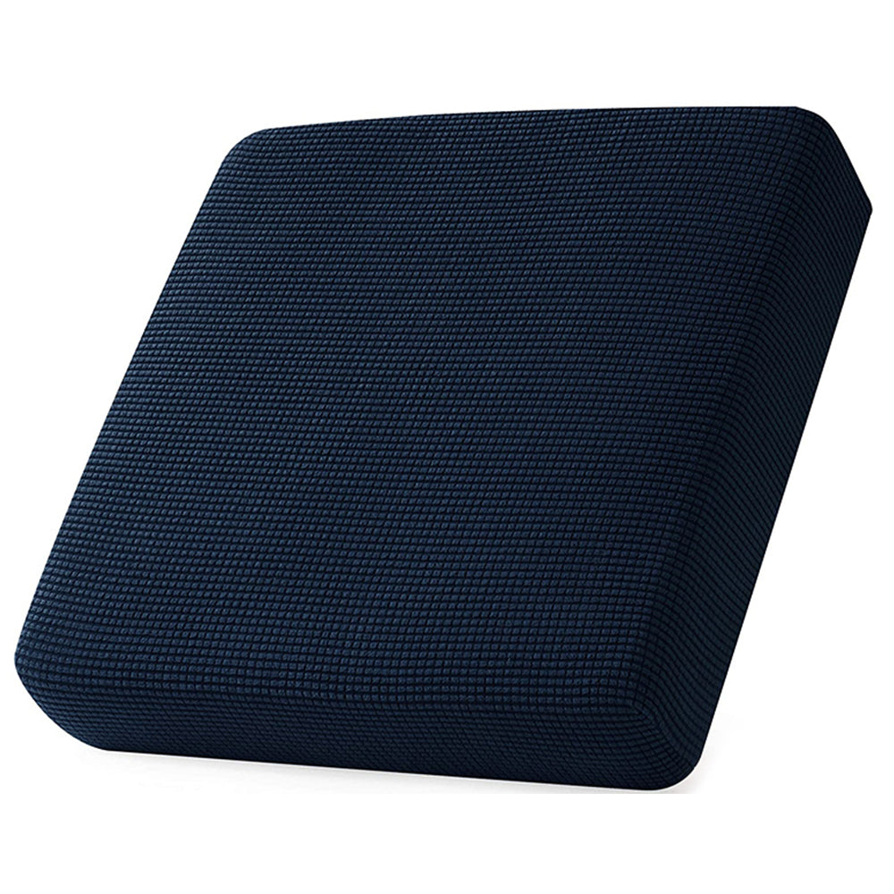 4 X Navy Blue Stretch Sofa Seat Cushion Cover Sofa Seat Cushion Protector