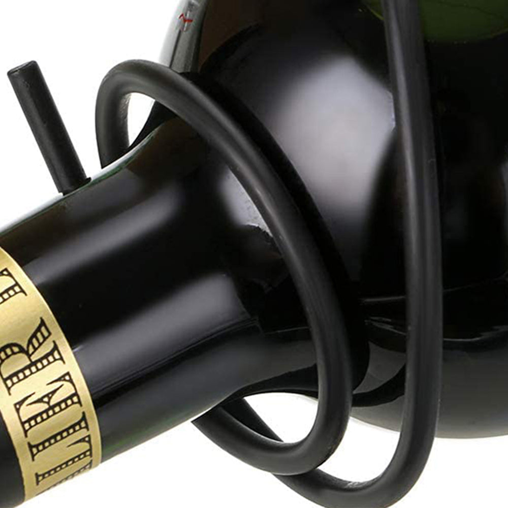 6Pcs Alloy Wall Mounted Wine Rack Wine Bottle Holder Wine Rack