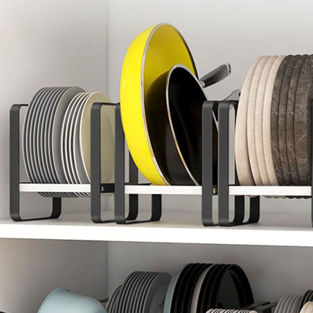 18x15x15cm Carbon Steel Plate Holders Organizer