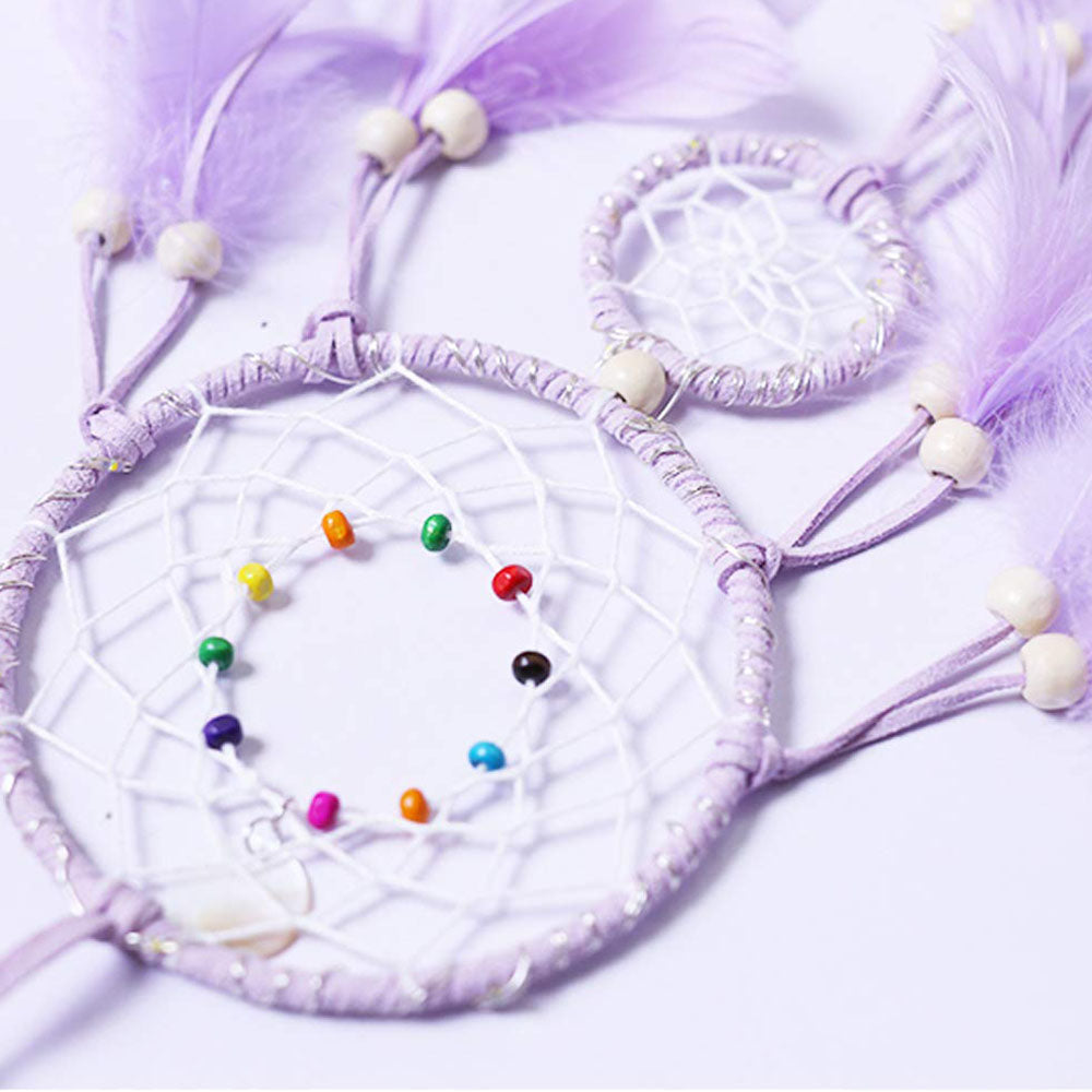 Light UP LED Dreamcatcher Light Home Decor for Bedroom Purple