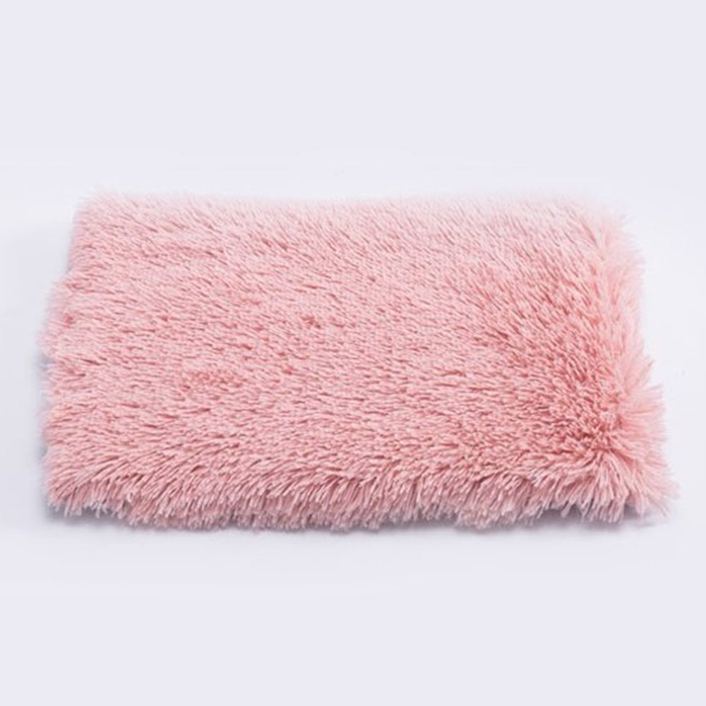 46 x 62cm Pink Plush Soft and Warm Pet Pad Pet Bed