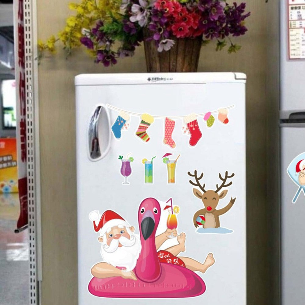 Christmas Cute Santa Claus Wall Sticker