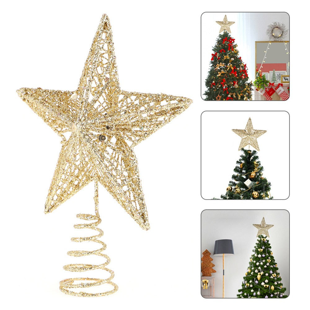 Christmas Tree Top Sparkles Star Christmas Tree Topper Decoration