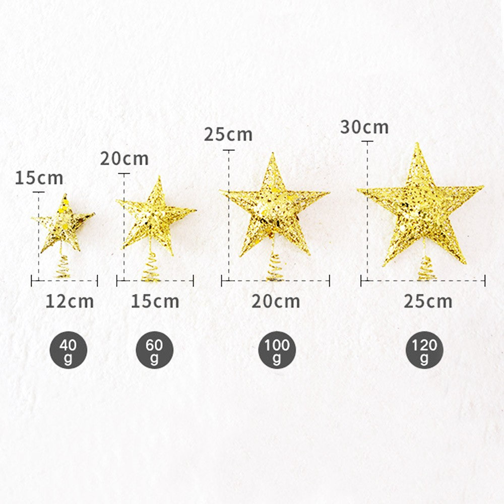 Christmas Tree Top Sparkles Star Christmas Tree Topper Decoration