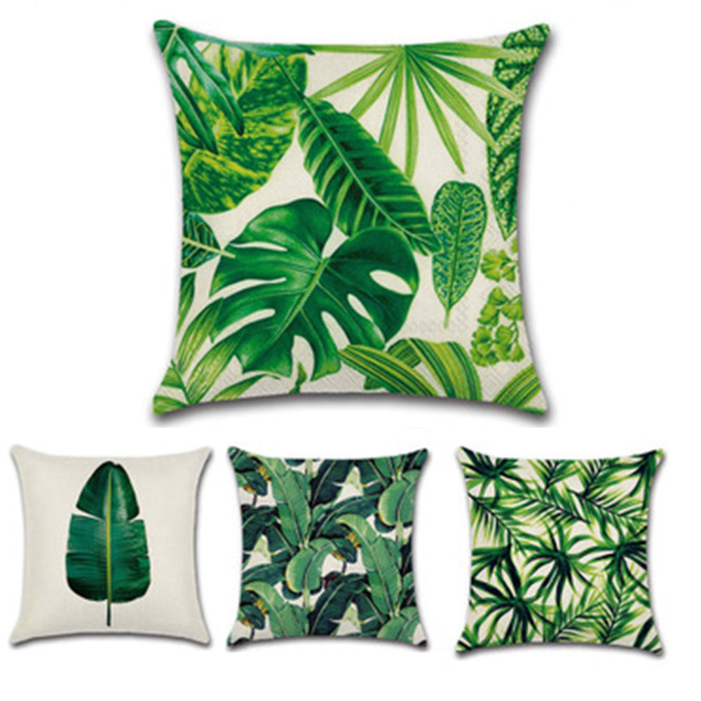4 X Printed Pillow Cases Pillow Protective Cushions Cover Home Sofa Pillow Cover