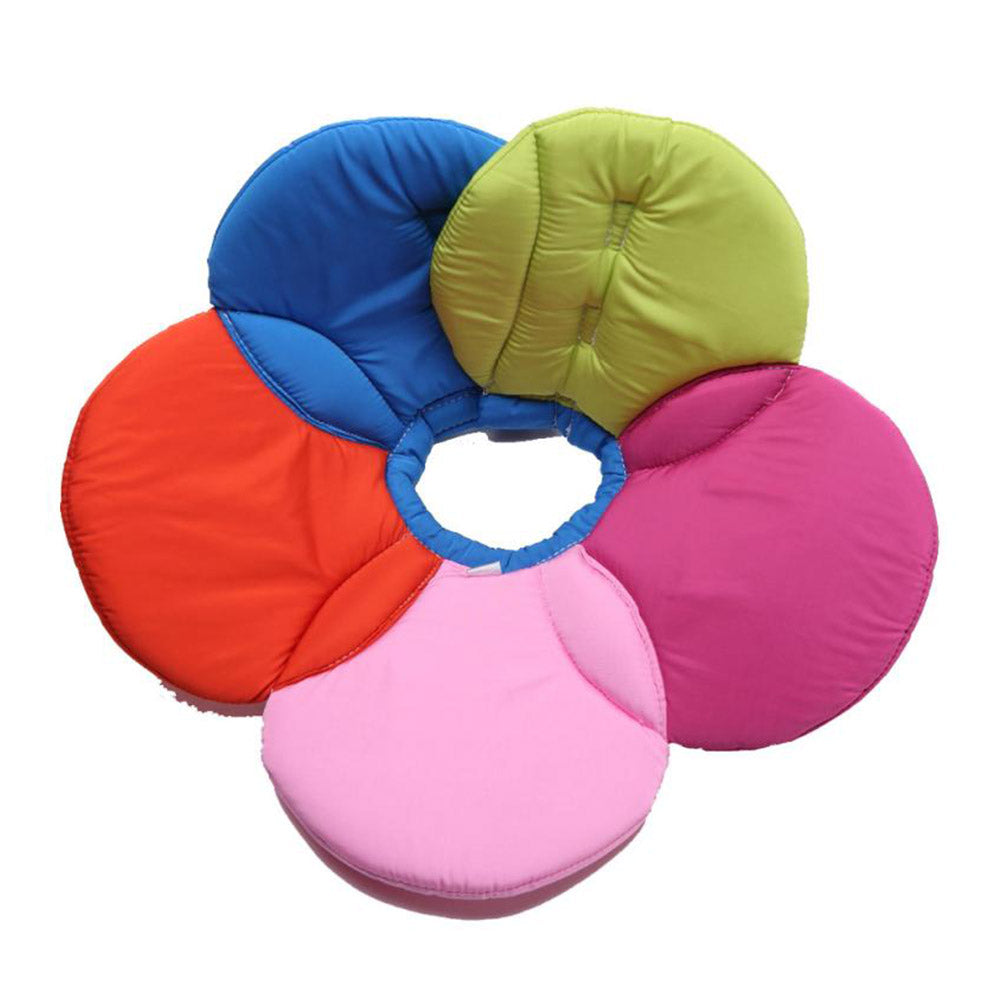 Colourful Soft Pet E Collar Adjustable Wound Healing Collar Anti Scratch for Dog Cat M
