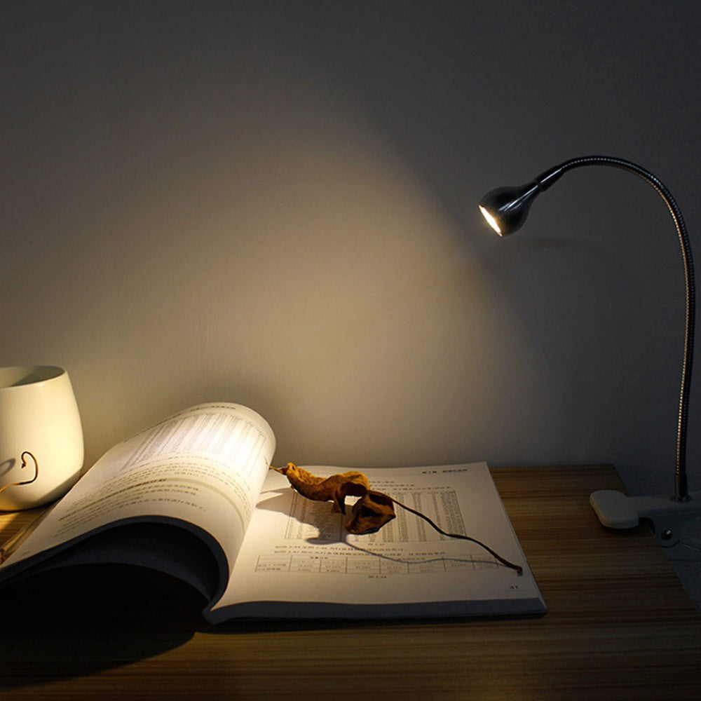 Clip on LED Book Light USB Desktop Lamp Flexible Reading LED Light LED Book Lamp Bedside Light