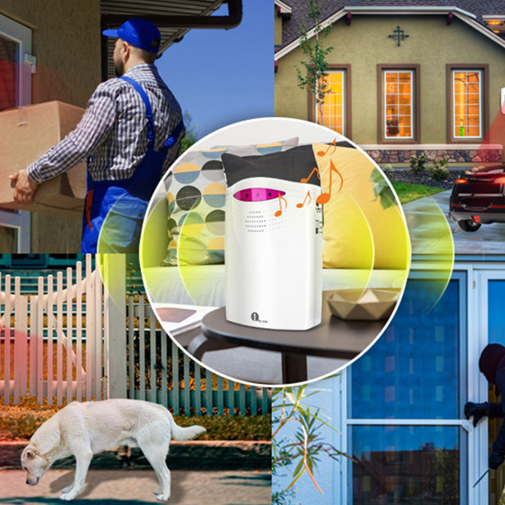 100 Meters Security Driveway Alarm System Wireless Motion Sensor Driveway Alert System