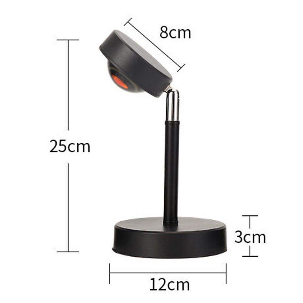 LED Projector Light LED Sun Sunset Rainbow Projector Atmosphere Light Lamp USB Home Decoration Light Style 4