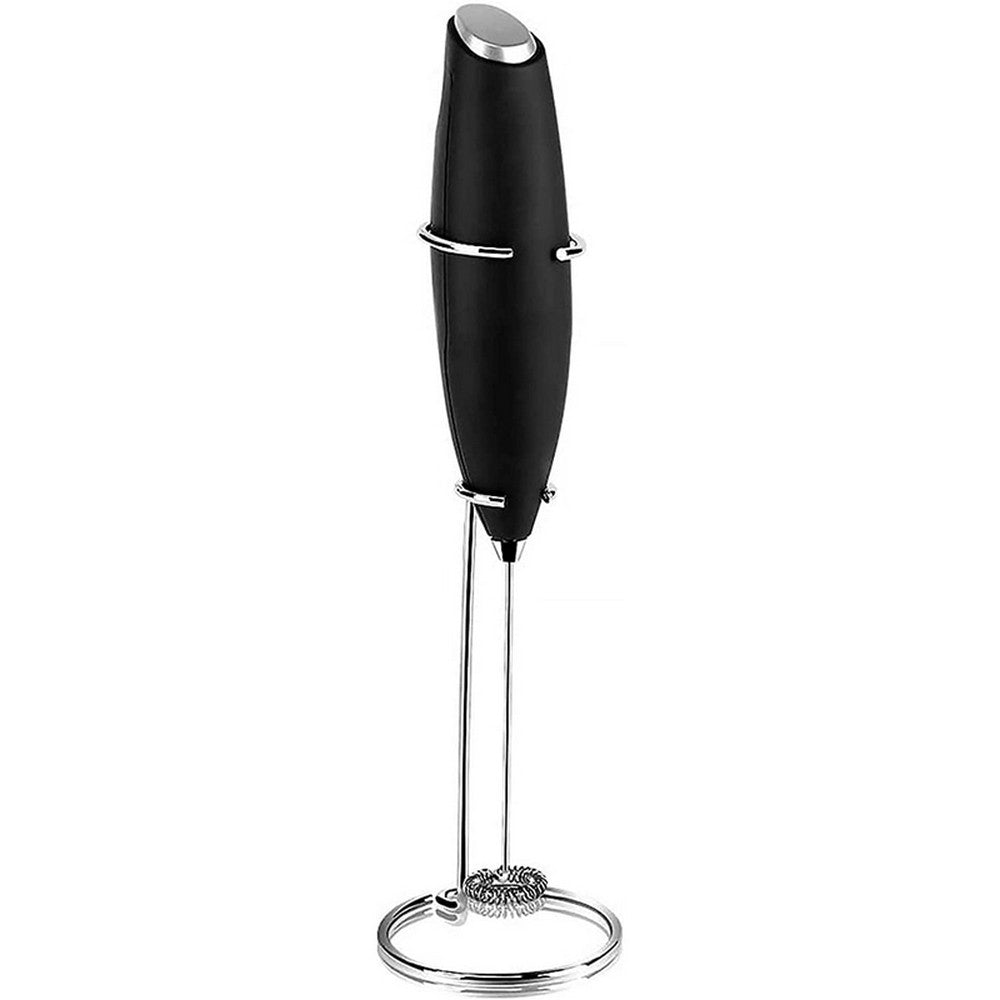 2 X Battery Operated Handheld Milk Frother Coffee Mixer Whisk Mixer with Holder