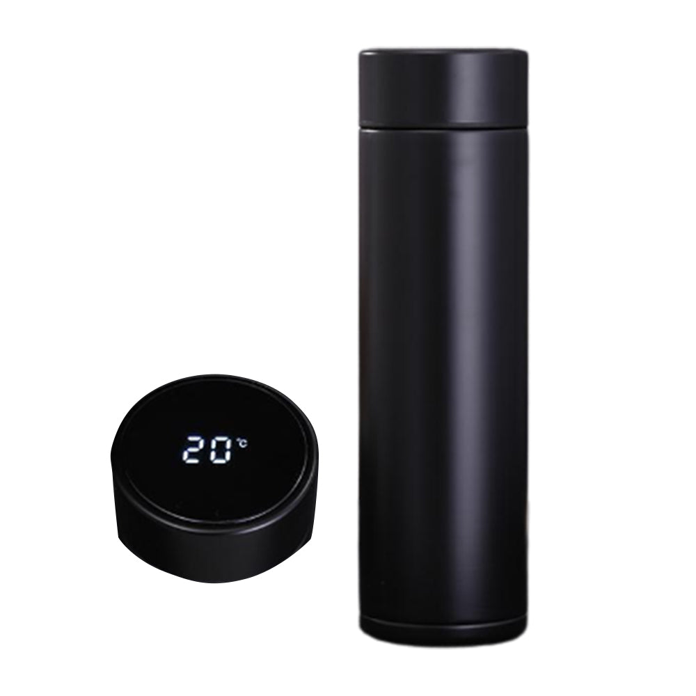 Black Temperature Display Flask Thermos Cup 500ml Thermos Kettle Winter Thermal Bottle