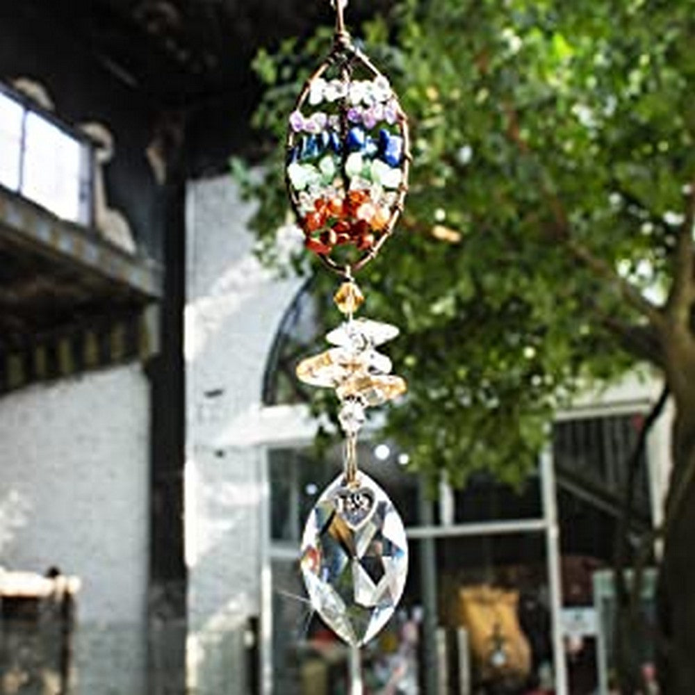 Style 2 Hanging Rhinestone Pendant Car Window Hanging Ornament Home Decoration