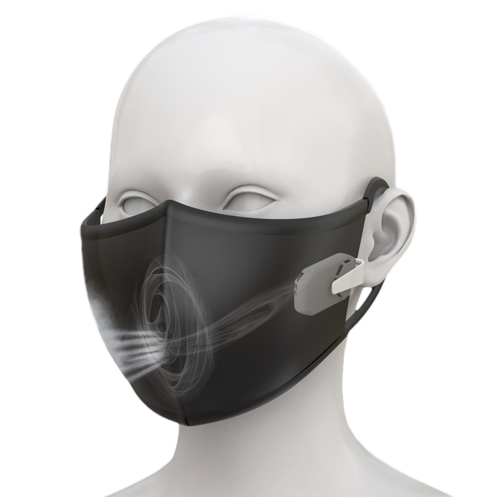 Cooling Fan for Face Mask Easy-Attach Air Purifier for Mask