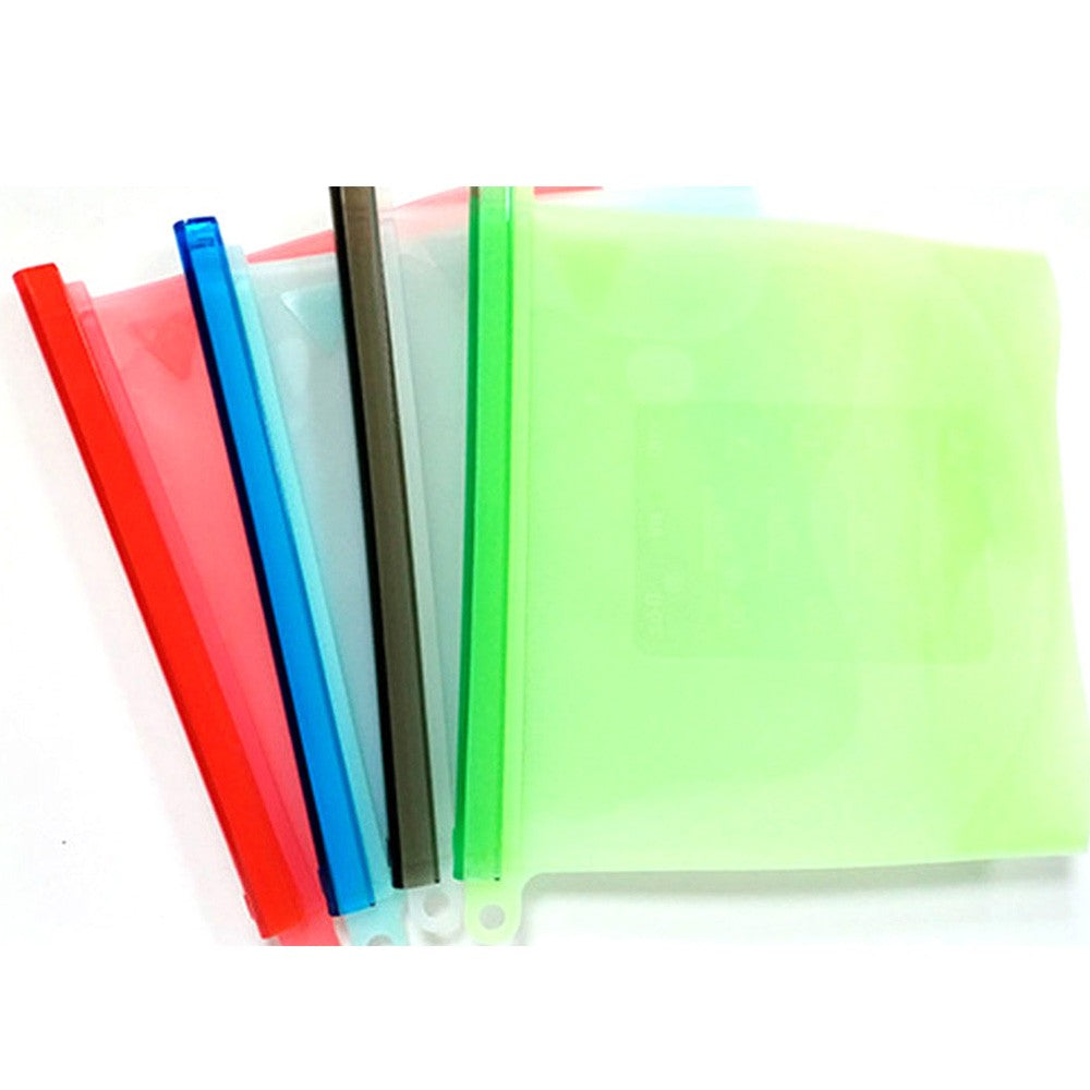4 Pack 1500ml Reusable Silicone Food Bags FDA Approved Silicone