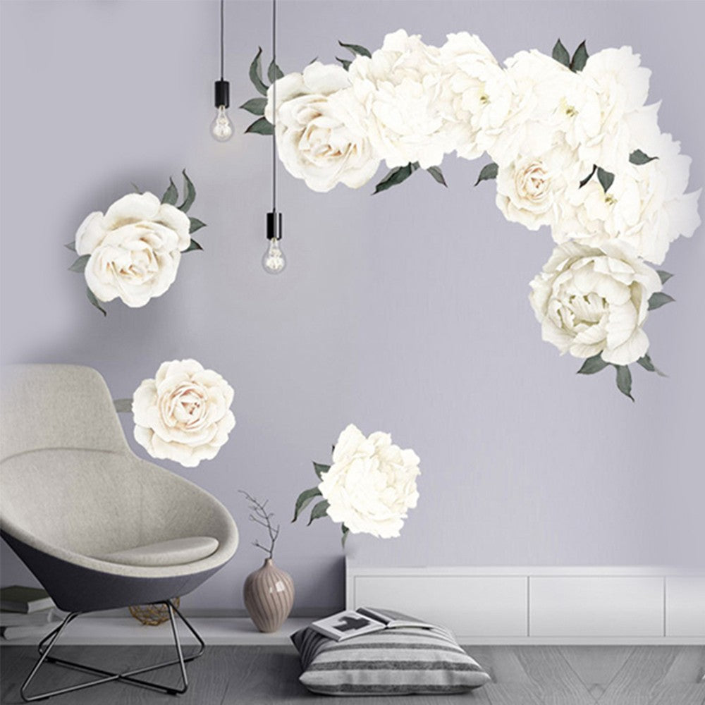 Flower Wall Sticker White