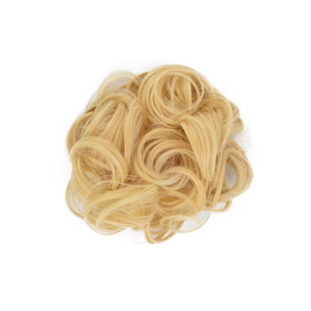 Messy Bun Scrunchie Hair Care Extension-light Blonde