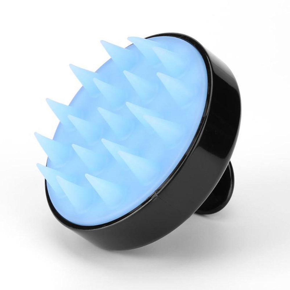 Unisex 3-in-1 Relaxing Shampoo Brush-Black