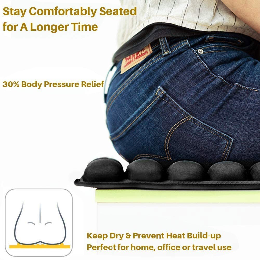 Orthopedic Seat Cushion Black