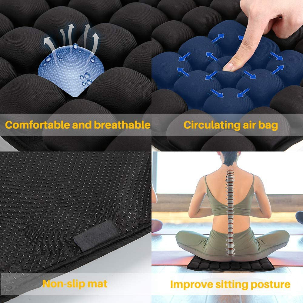 Orthopedic Seat Cushion Black