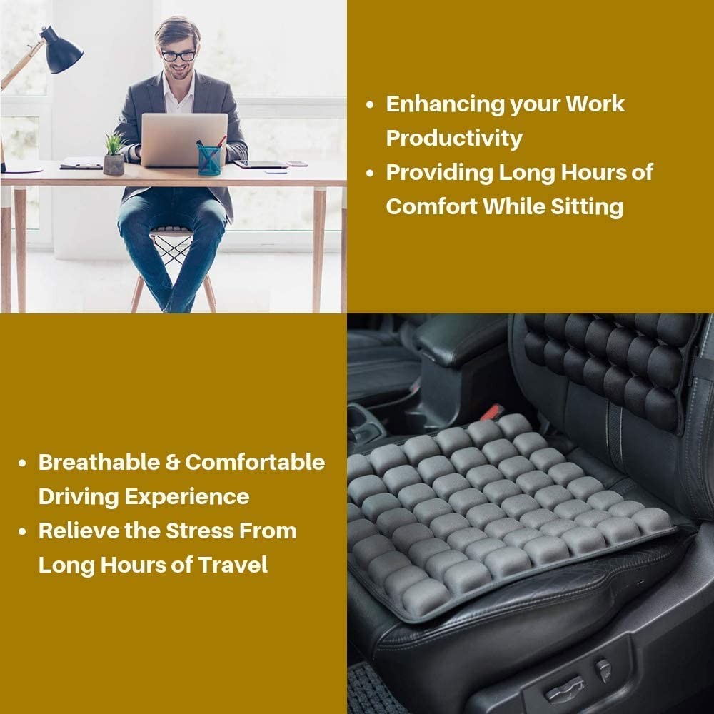Orthopedic Seat Cushion Black