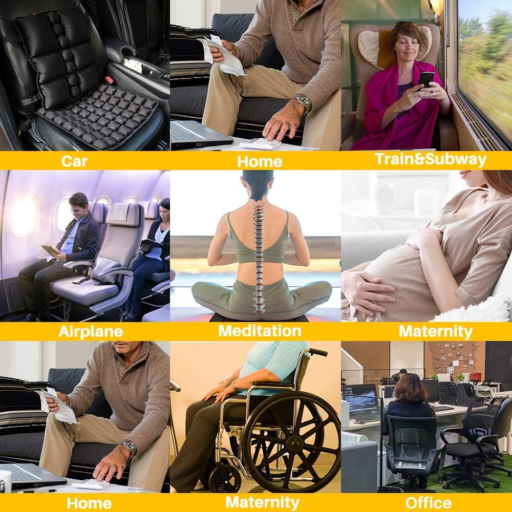 Orthopedic Seat Cushion Black